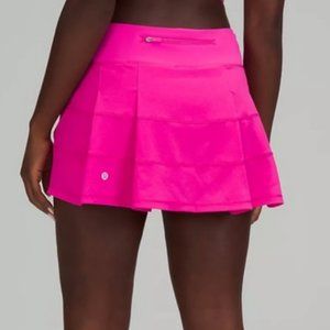 NWT LULULEMON Pace Rival tennis Skirt SONIC PINK REGULAR LENGTH 12" 6